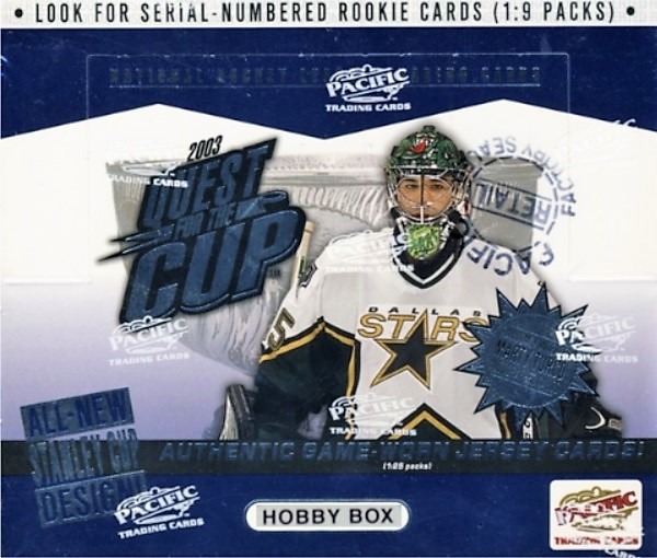 2002-03 Pacific Quest for the Cup Hockey Hobby Box